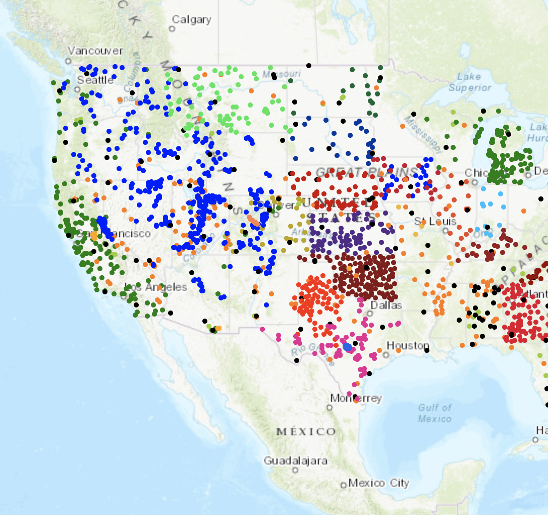 NCSMMN data map